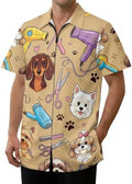 Grooming Smock for Dog Groomer Professional Design Water Hair Proof by YGFLPPV
