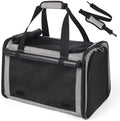 YUDODO 25lbs Cat Carrier Lightproof Soft Sided Pet Carrier by YUDODO