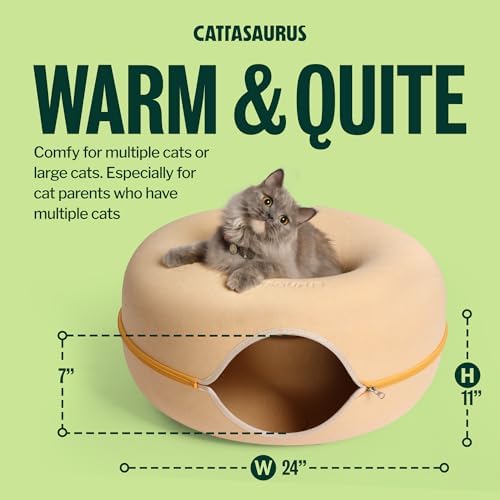 Cattasaurus Peekaboo Cat Cave Donut - Image 3