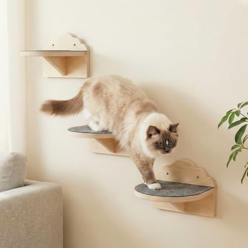 3 Pcs Cat Wall Steps, 7.5-Inch Cat Wall Shelves - Image 7