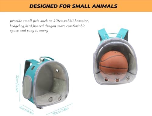 Small Animal Carrier Guinea Pig Backpack, Transparent, Breathable Backpack - Image 2