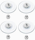 AMOSIJOY 4 Pack Cat Window Perch Strong Replacement Suction Cups by AMOSIJOY