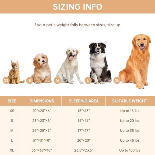 Donut Small Dog Bed Round Calming Kitten & Puppy Bed, 20in Brown - Image 7