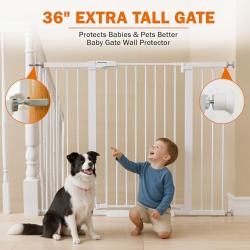 Mumeasy 36" Extra Tall Baby Gate - Image 5
