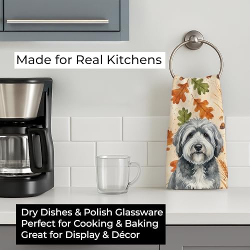 Caroline's Treasures Old English Sheepdog Dogs Kitchen Towel 15x25 - Image 3