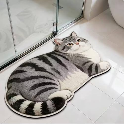 3D Realistic Dog Shaped Bath Mat & Floor Rug - Image 2