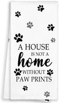 White Paw Farmhouse Kitchen Towels Decor Gifts by Unknown