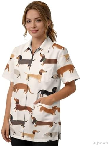 Grooming Apron for Dog Groomer Professional Design Water Hair Proof - Image 7