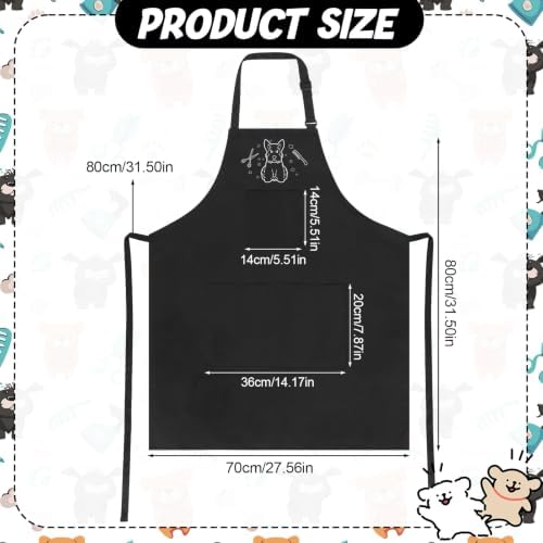 Dog Grooming Apron Waterproof Hair Resistant - Image 2