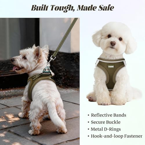 No Pull Dog Puppy Harness and Leash Set Reflective Mesh Vest XX-Small - Image 5