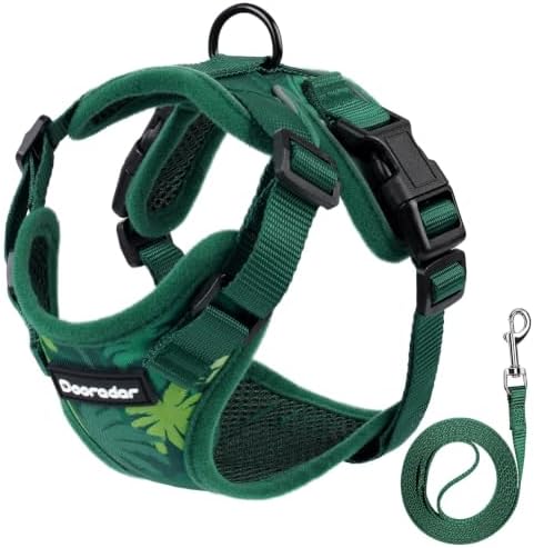 Dooradar Cat Harness and Leash Set, Adjustable and Escape Proof by Dooradar