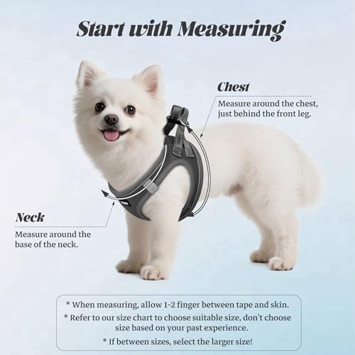 No Pull Dog Puppy Harness and Leash Set Reflective Mesh Vest Small - Image 2