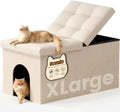3-in-1 Cat Litter Box Enclosure by Fecuria