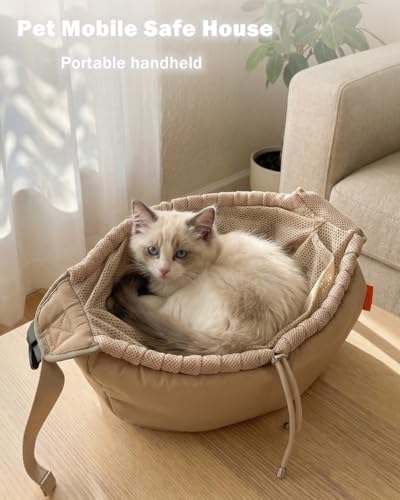Pet Sling Carrier for Small Dogs & Cats up to 15 lbs, Puppy Carrier Purse - Image 4