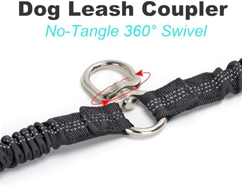 20"Double Dog Leash Coupler Leash Splitter - Image 3