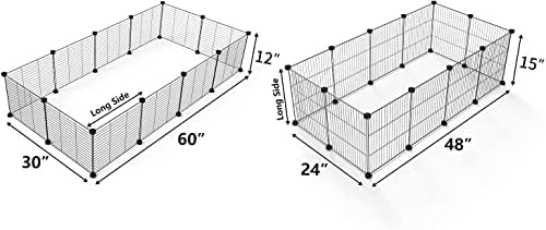 LURIVA Small Animal Playpen, Guinea Pig Cages, Pet Playpen, Rabbit Cage - Image 7