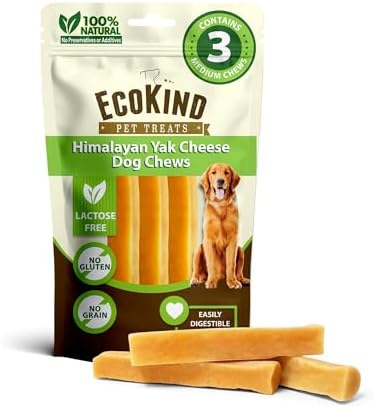 EcoKind Yak Cheese Himalayan Dog Chews, Yak Chews by EcoKindPetTreats