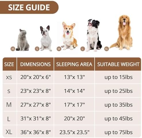 JOLLYVOGUE Calming Dog Bed for Small Dogs - Image 5