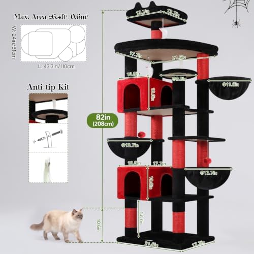 Globlazer 82in Gothic Extra Large Cat Tree - Image 6