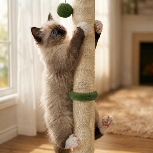 Dimaka Tall Cat Scratching Post, Claw Scratcher - Image 5