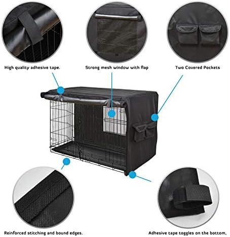 HONEST OUTFITTERS Dog Crate Cover, 30 Inch Dog Kennel Cover - Image 5