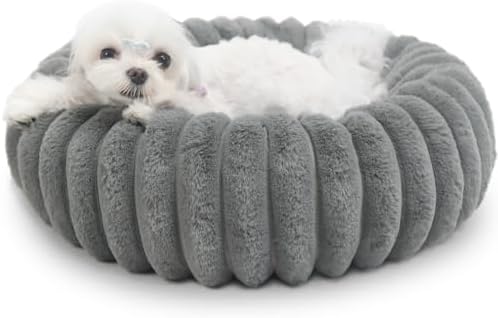 Donut Dog Bed for Small Dogs & Cats by ZihapgpzpPetSupplies