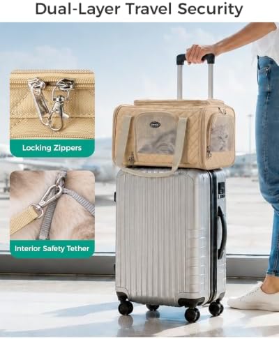 Cat Carrier Airline Approved, Soft Pet Carrier - Image 4