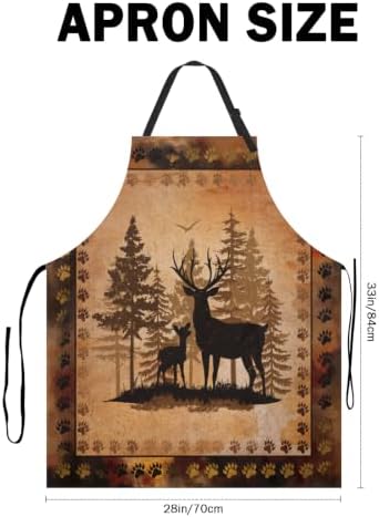 Giwawa Apron Unisex Resistant 33 x 28 inches - Image 3