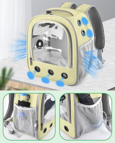 DBNESS Guinea Pig Carrier Backpack, Portable Rabbit Travel Carring Bag - Image 4