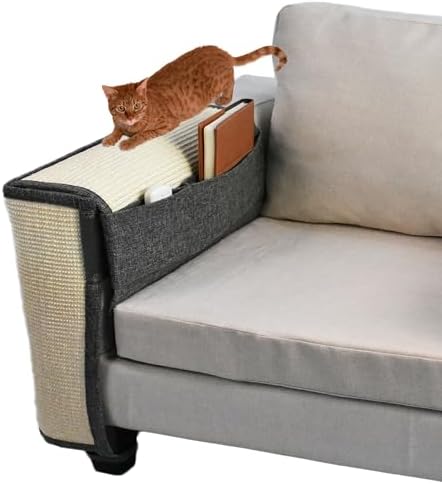 Upgraded Cat Scratch Sisal Sofa Protector, Furniture Couch Protector from Cat by Oroonoko