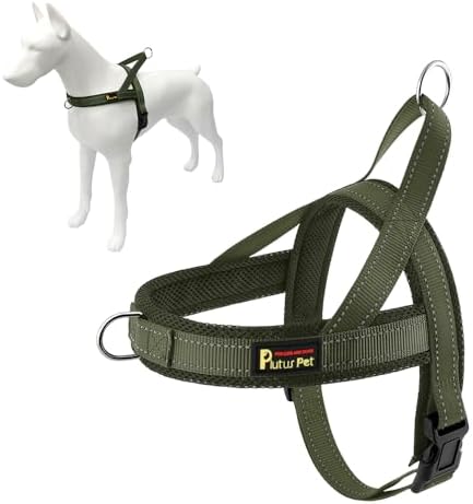 Plutus Pet No Pull Dog Harness for Large Dogs, Breathable Mesh Padded by PLUTUSPET