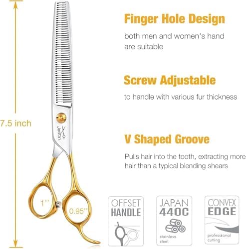 JASON Dog Grooming Thinning Scissors - Image 3