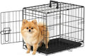 FDW | 18" Foldable Metal Dog Crate | Black | Cage by FDW