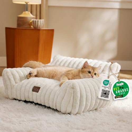 Bedsure ComfyFleece® Shown on TV Fluffy Cute Cat Couch by BEDSURE