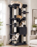 Heybly Cat Tree for Large Cats, 20lbs Heavy Duty, 60 inches XXL HCT050G by HEYBLY