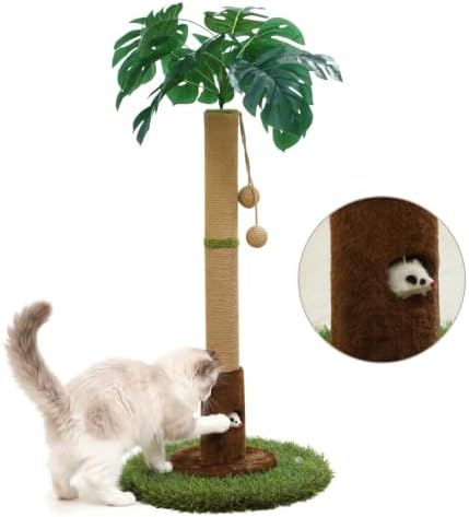 Woochpet 35" inch Cat Scratching Post, sisal cat Scratcher Tree - Image 2