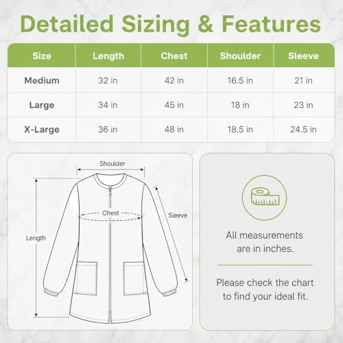 Pumtus Waterproof Pet Grooming Smock, Long Sleeves Dog Grooming Workwear - Image 2