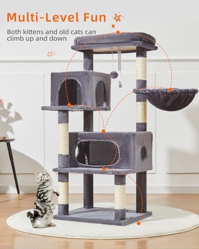 Taoqimiao Cat Tree, 49In Cat Tower - Image 3