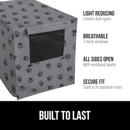 GORILLA GRIP Dog Crate Covers, Wire Kennel Topper, 30 in - Image 2