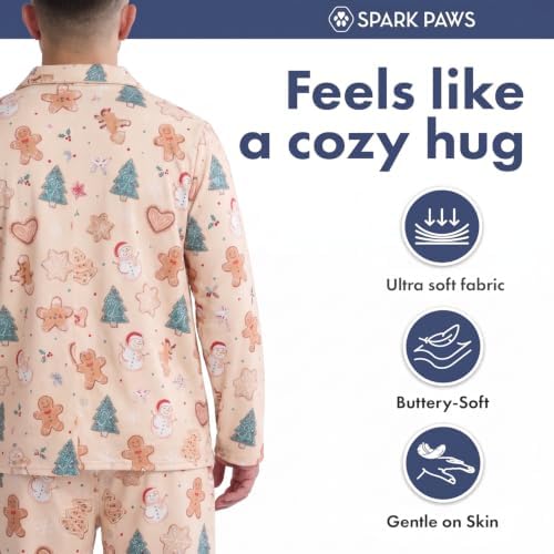 Spark Paws Christmas Matching Dog and Owner Pajama Top - Image 2