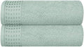 GLAMBURG 100% Cotton 2 Pack Oversized Bath Towel Set 28x55 Inches, Ultra Soft by GLAMBURG