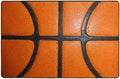 Basketball Texture Area Rug Non-Slip Soft Microfiber Washable Inside Floor Mats by Unknown
