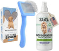 Small Slicker Brush & Lavender Detangler Spray Pack, Dog Grooming at Home by WeLoveDoodles