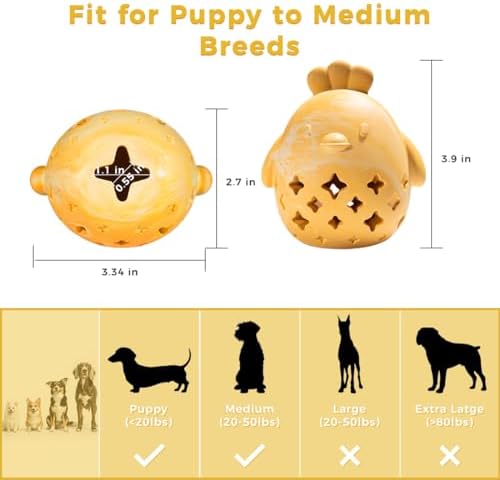 MewaJump Dog Toy Treat Food Dispenser Puzzle Rubber Chew Toys Stuffed Ball - Image 6