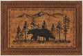 Giwawa Forest Bear Bath Rug Rustic Cabin Absorbent Plush Floor Mat 16"x24" Soft by Giwawa