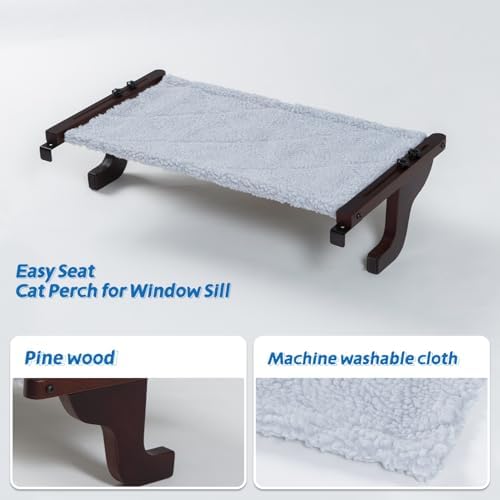 Zakkart Easy Seat Cat Perch for Windowsill - Image 6