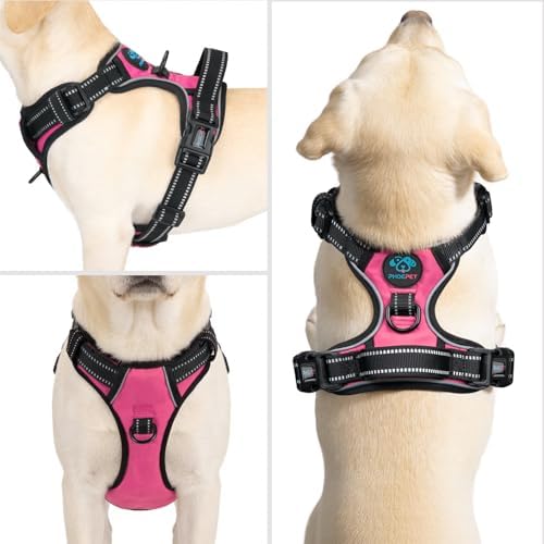 PHOEPET No Pull Dog Harnesses for Small Puppies Reflective Adjustable - Image 2
