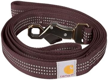 Carhartt Nylon Dual Handle Dog Leash Deep Wine L by Carhartt