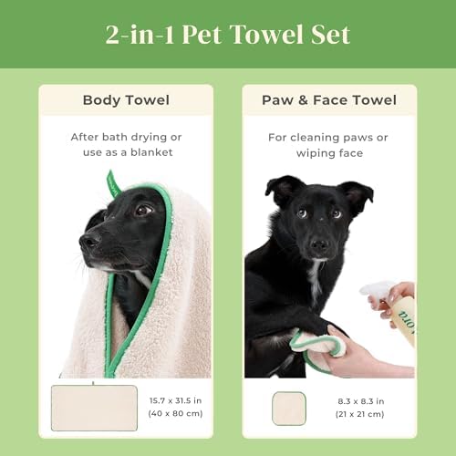 petora Rub Me More Pet Spa Towels, 2-Piece Set - Image 3