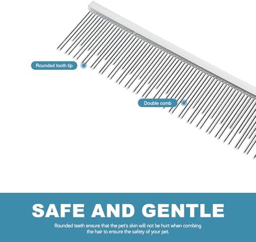4.6 Inches Stainless Steel Pet Comb - Image 4